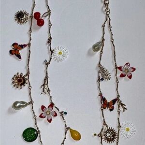 Zara Gold-Tone Charm Necklace or Belt